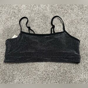 Aerie Shimmering Black Camisole